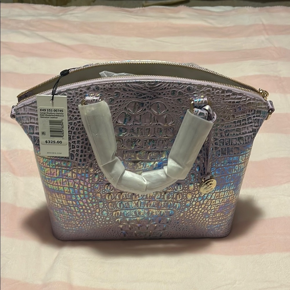 Holographic Crocodile Embossed Women's Bag
